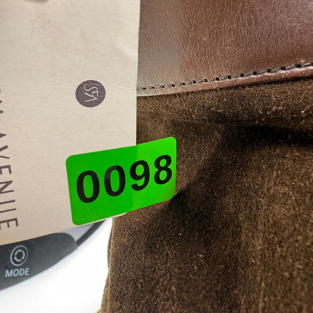 Saks Fifth Avenue Brown Leather and Suede Shoulder Bag - Picture 15 of 15